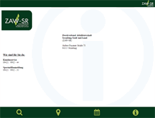 Tablet Screenshot of abfallkarte.zaw-sr.de
